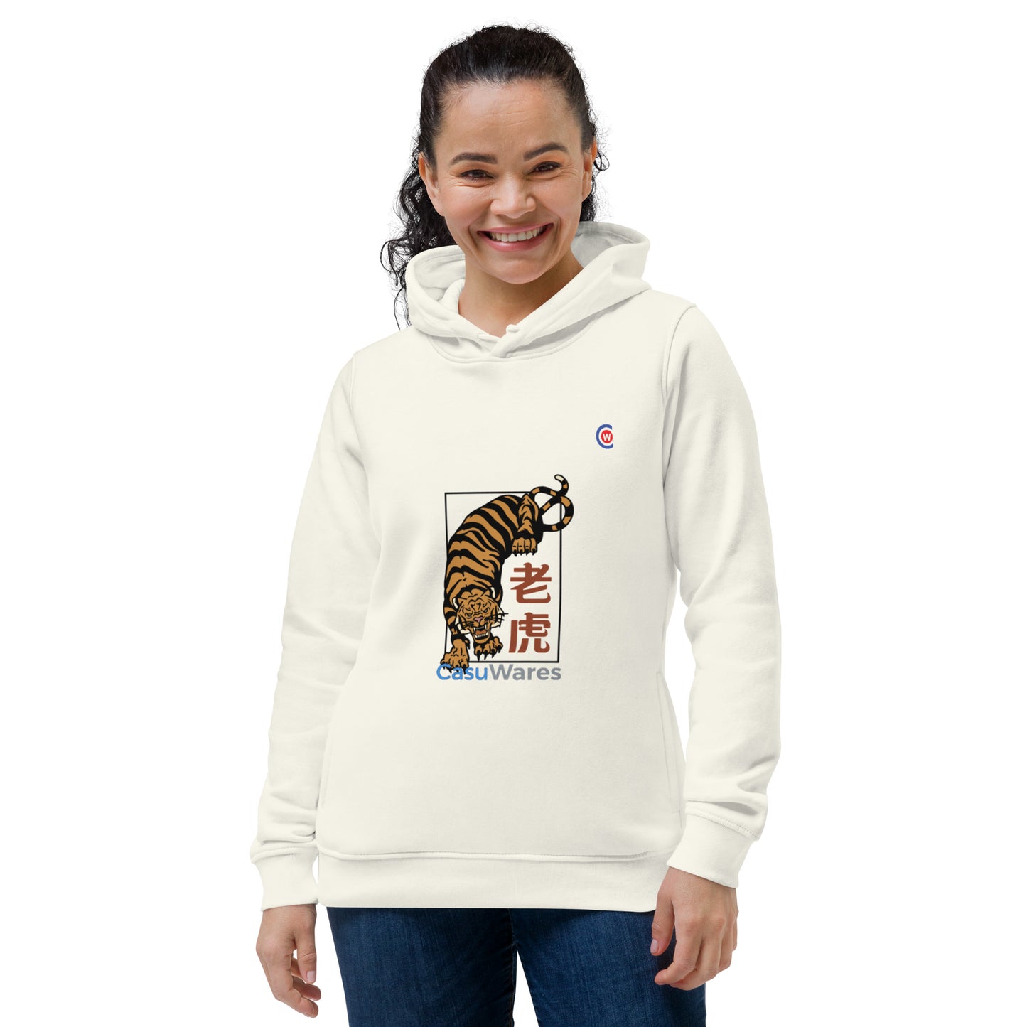 Women's eco fitted hoodie