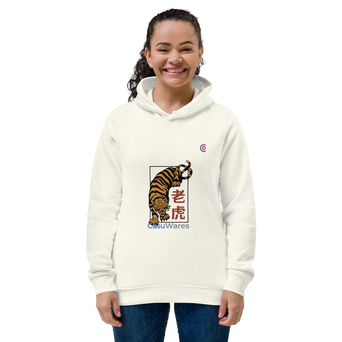 Women's eco fitted hoodie