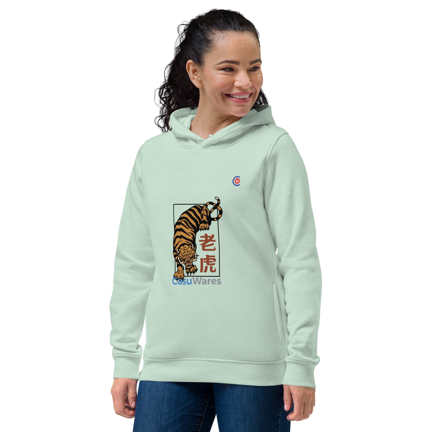 Women's eco fitted hoodie