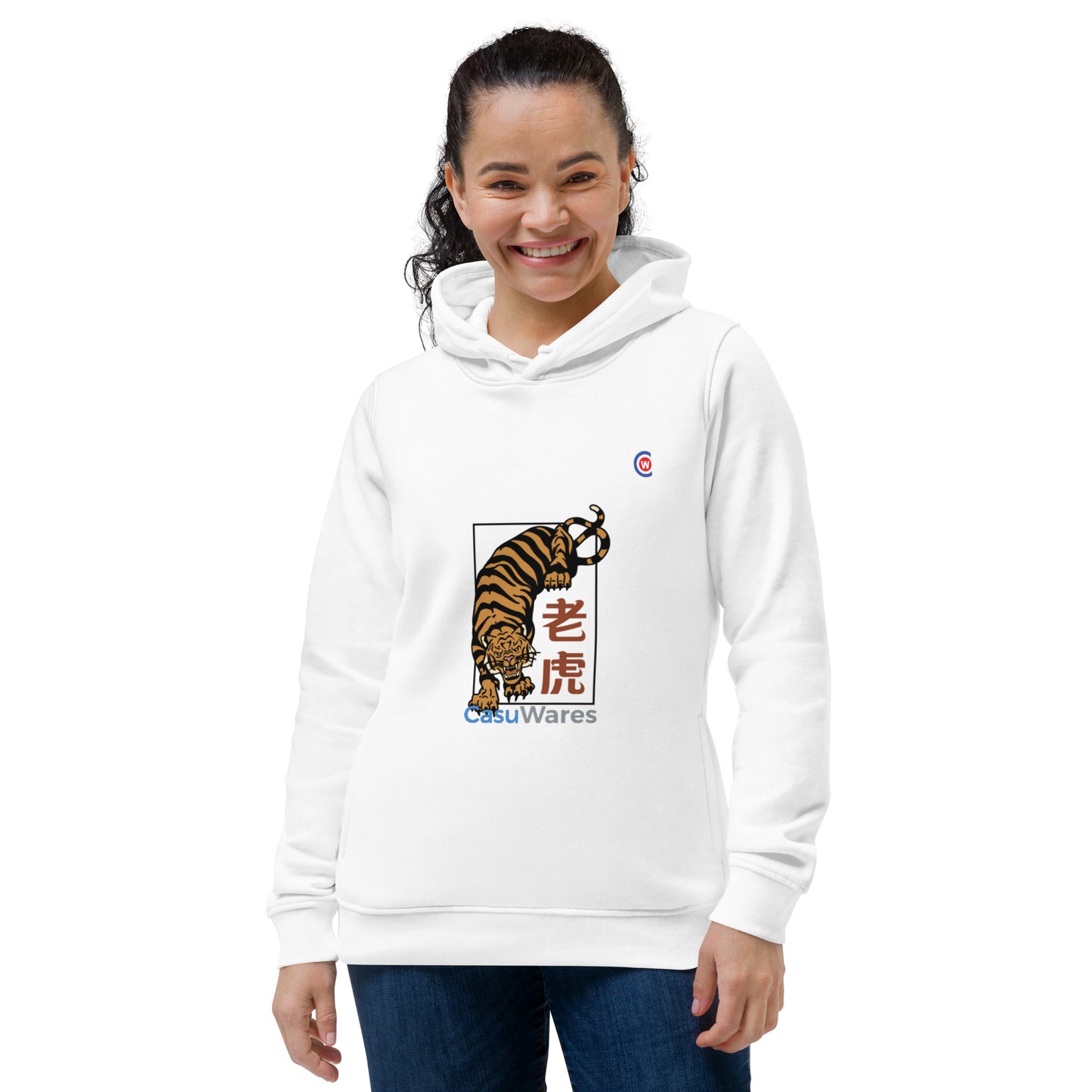 Women's eco fitted hoodie