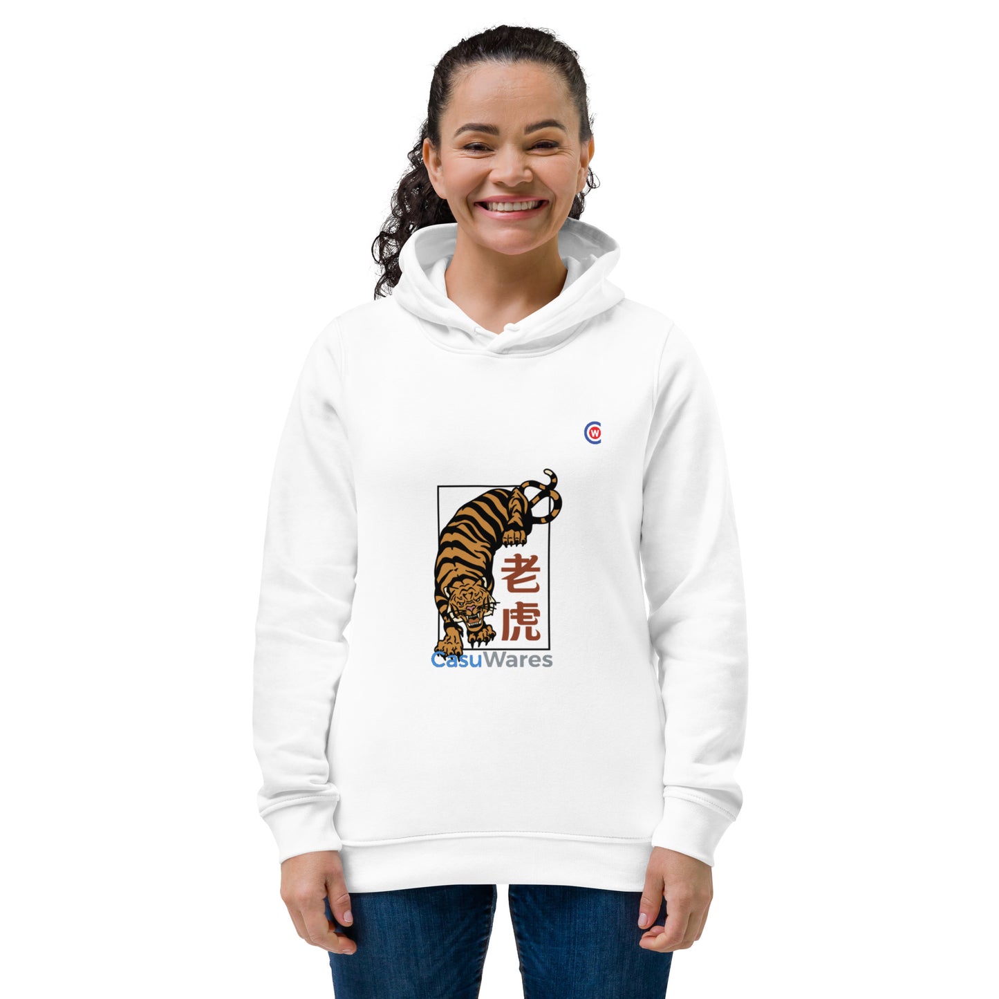 Women's eco fitted hoodie
