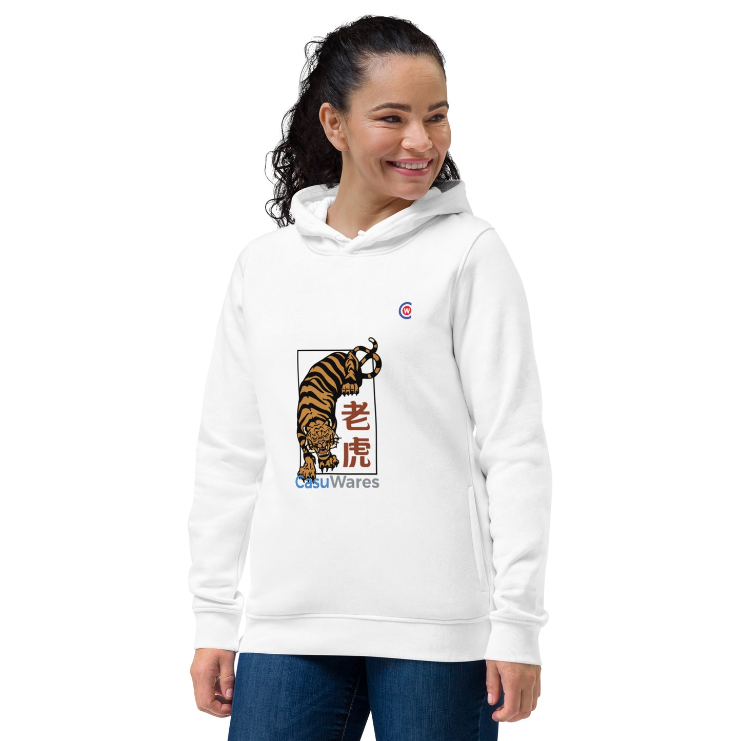 Women's eco fitted hoodie
