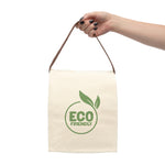 Eco-Friendly  Canvas 100% Cotton Lunch Bag With Strap