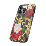 Durable iPhone Roses Graphic Matte or Glossy Cases