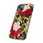 Durable iPhone Roses Graphic Matte or Glossy Cases