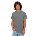 Heavyweight Grey Organic Cotton T-Shirt with Pocket