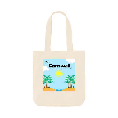 Natural Printed Bag