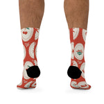 Christmas Ornament Pattern Recycled Poly Socks