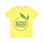 ECO-Friendly Short Sleeve Unisex Cotton Tee