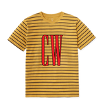 Sunflower Yellow Stripes Printed T-shirt