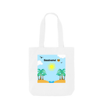White Printed Bag
