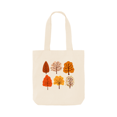 Natural Printed Bag Front