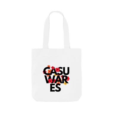 White Printed Bag