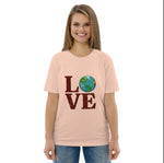 Women's Love Earth 100% organic cotton t-shirt