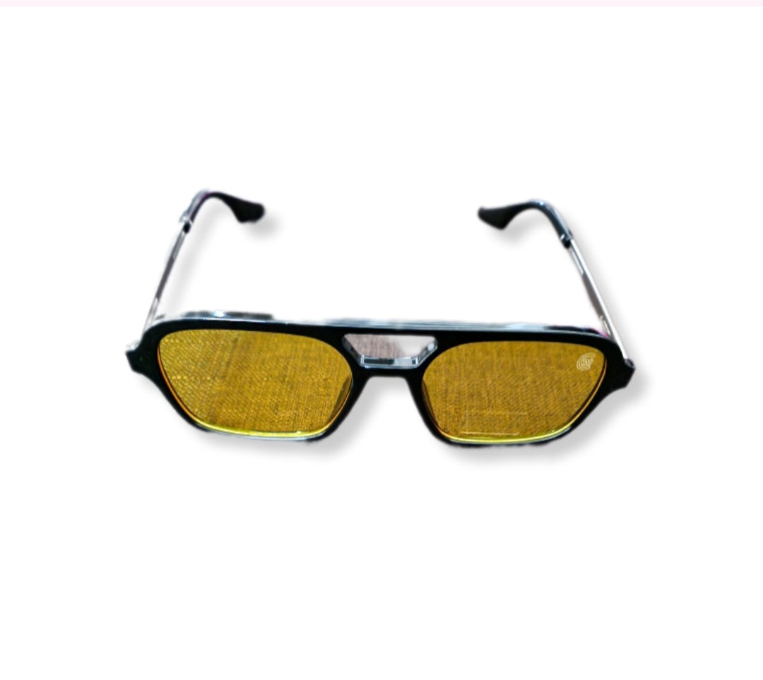 Fashionable Unisex Fine Frame Aviator Sunglasses