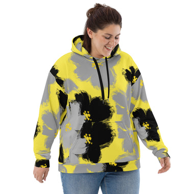 Women's Floral Fleece Recycled Hoodie