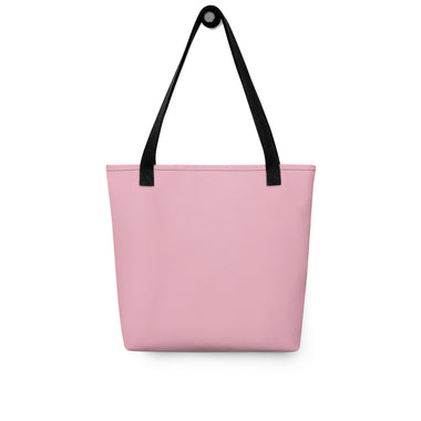 Pink plain tote bag