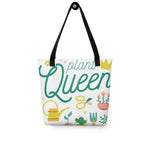 Women Plant Queen Tote bag