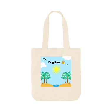 Natural Printed Bag