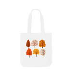 White Printed Bag Front