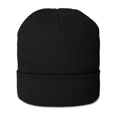 Organic antiallergic unisex black beanie