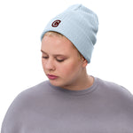 Recycled Ribbed Knit Unisex C Beanie