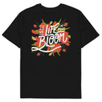 Live Life organic cotton back print t-shirt