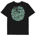Summer feeling back print organic cotton t-shirt