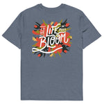 Live Life organic cotton back print t-shirt