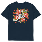 Live Life organic cotton back print t-shirt