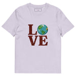 Women's Love Earth 100% organic cotton t-shirt