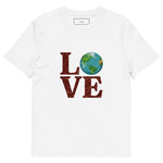 Women's Love Earth 100% organic cotton t-shirt