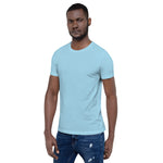 Men's blue lightweight cotton t-shirt