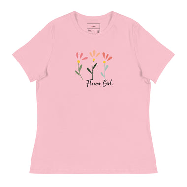 Women's Flower Girl 100% Cotton T-Shirt