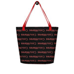 Large Logo Tote Bag with a pocket