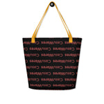 Large Logo Tote Bag with a pocket