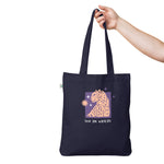 Organic fashion tote bag