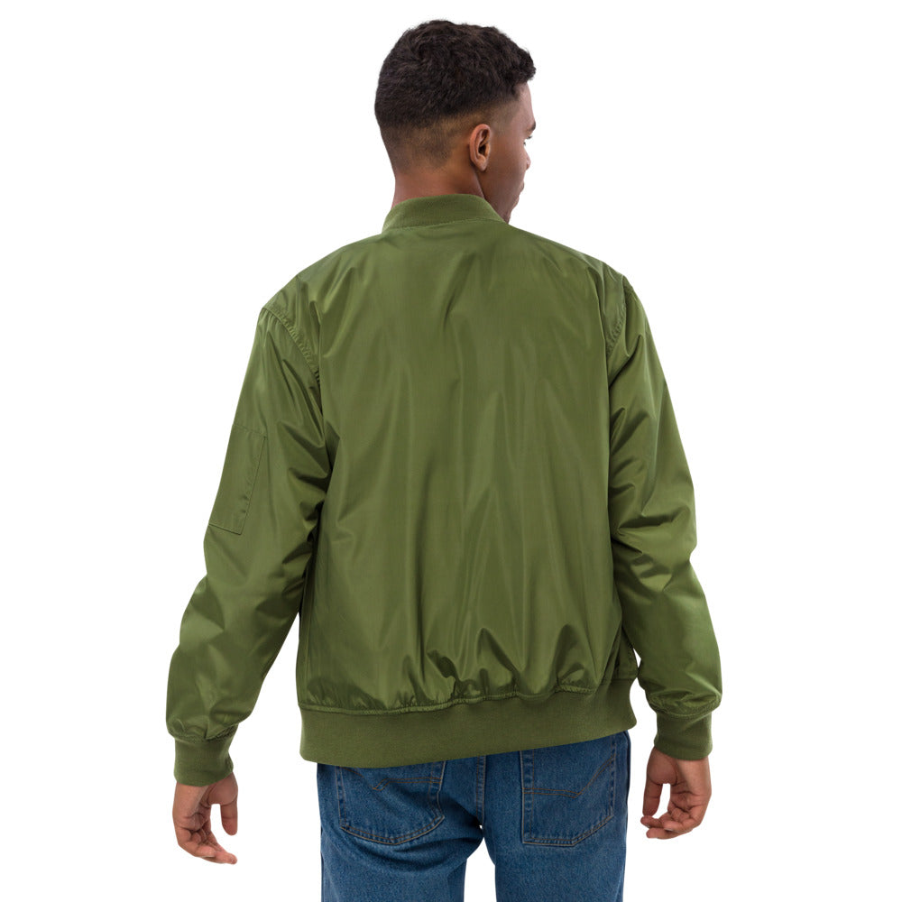 Premium unisex recycled bomber jacket