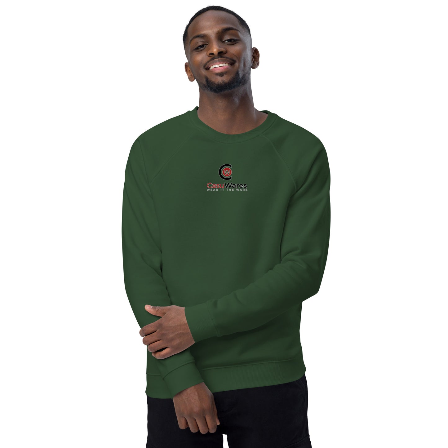 Men's organic raglan sweatshirt