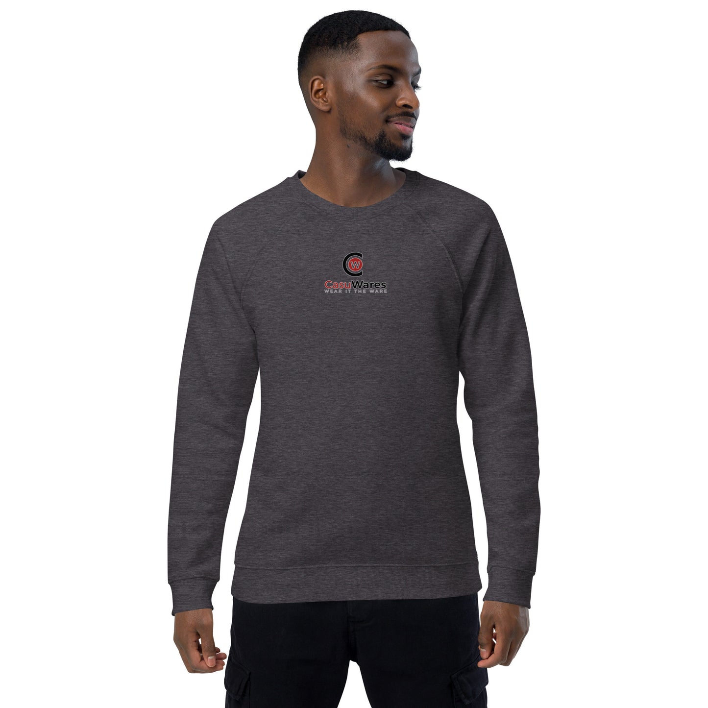 Men's organic raglan sweatshirt