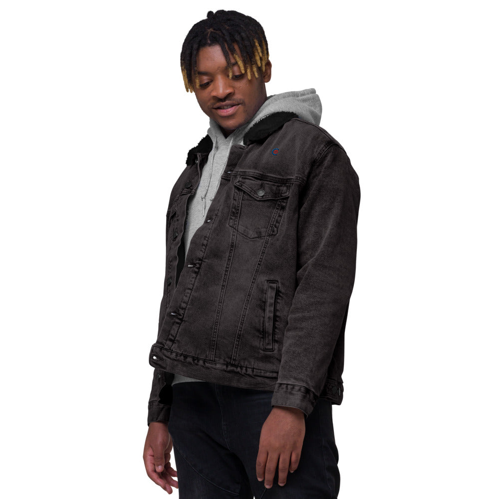 Men's Eco- Friendly denim sherpa jacket